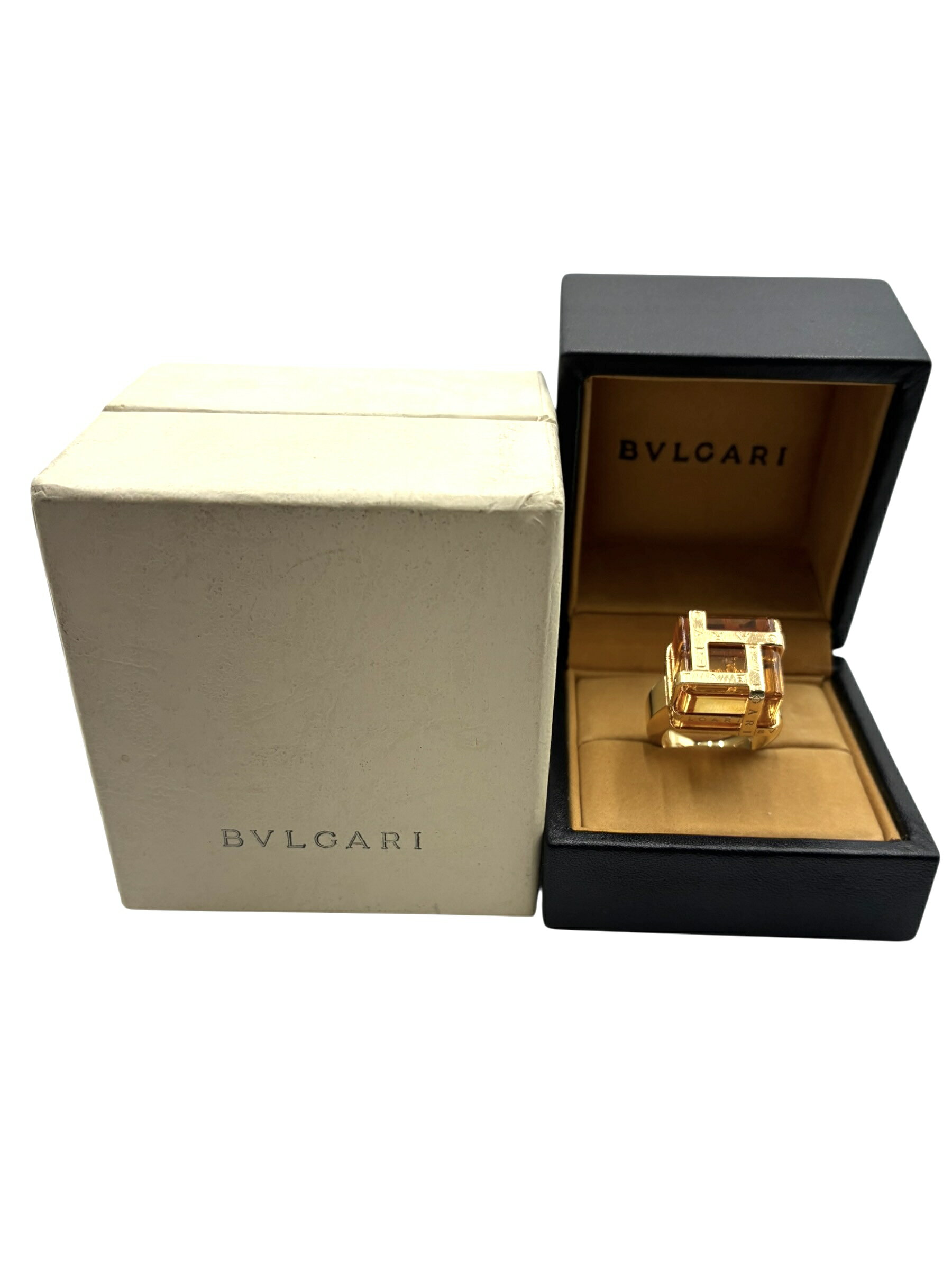 Rakuten - BVLGARI ブルガリ 色石リング K18YG 750 約20.7g リング 指輪 サイズ52 約12号 色石の指輪 アクセサリー 希少 レア高級リング K18イエローゴールド K18リング K18YGリング k18【中古】