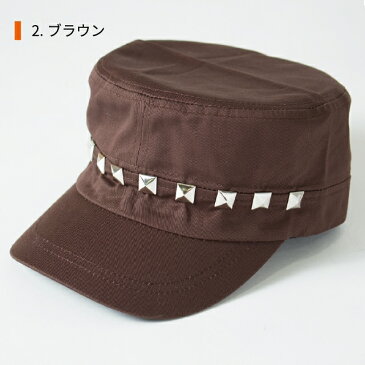 7color スタッズ ワークキャップ メンズ レディース 帽子 キャップ CAP UVカット 紫外線対策 アメリカン カジュアル ストリート 秋 冬 オールシーズン フリーサイズ 【SALE】 cca-0004