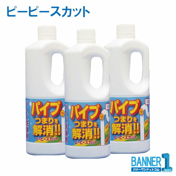 ピーピースカット1kg×12本 配水管洗浄剤 和協産業 業務用 洗浄 消臭 除菌