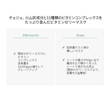 【BANOBAGI公式】【バノバギ ビタ ジェニックゼリーマスク シカ (10枚入り)】 マスク スキンケア 低刺激 水分 高保湿 栄養 乾燥 リラックス しっとり もっちり うるおい シートマスク 弾力 韓国スキンケア ビタミン シカ