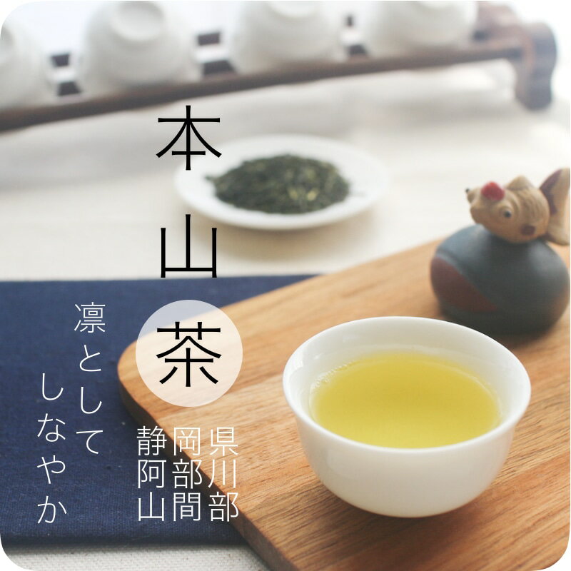 本山茶 100gパック 静岡県産 【送料無料】高級 日本茶 