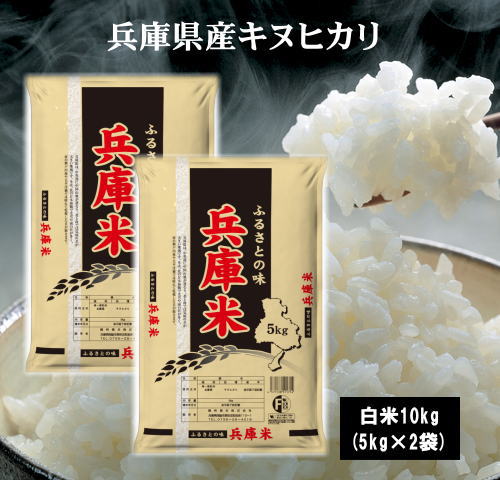 5年産兵庫県産きぬひかり10kg(5kg×2袋) お米 米 