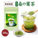 桑の葉茶 国産 粉末 パウダー 100g くわ茶 青汁 送料無料 無農薬 ノンカフェイン 効能 熊本県産 糖質制限 カフェインレス くわの葉 茶