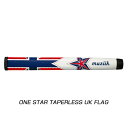 W[N X^[tbO p^[Obv ~bh ONE STAR TAPERLESS UK FLAG PUTTER GRIP CORE SIZE M60 64g