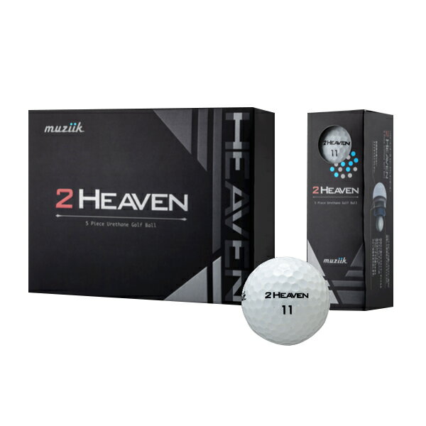 Muziik ムジーク 2HEAVEN ゴルフボール 12個入り ホワイトのサムネイル