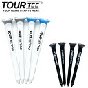 ゴルフティー ツアーティー プロ Tour Tee Pro T-489 80mm 4本セット 耐久性抜群 ゴルフティー 高さ調整目安付き 抵抗が少なく飛距離アッ...