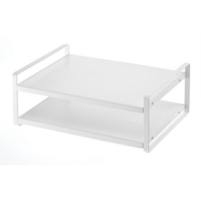 タワー レンジ上ラック ホワイト 07938 | 山崎実業 tower YAMAZAKI キッチン 台所 ダイニング レンジ オーブン ラック 棚 おしゃれ tower タワー