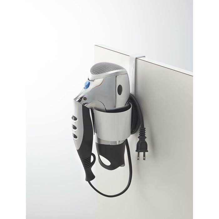 ドライヤーホルダー ボーテス ホワイト 07581 | 山崎実業 YAMAZAKI サニタリー バス 風呂 プレゼント 立て シンプル おしゃれ 整理 整頓 収...