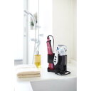 ドライヤー&ヘアーアイロンホルダー ボーテス ブラック 07594 | 山崎実業 YAMAZAKI サニタリー バス 風呂 プレゼント 立て シンプル おしゃれ...