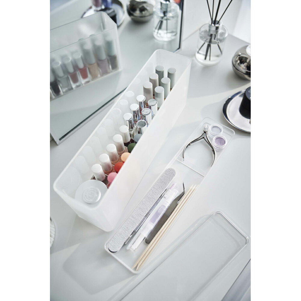 ネイル収納ケース タワー tower 8062 8063 トレイ付き コスメケース お化粧ケース ケアグッズ ポリッシ..