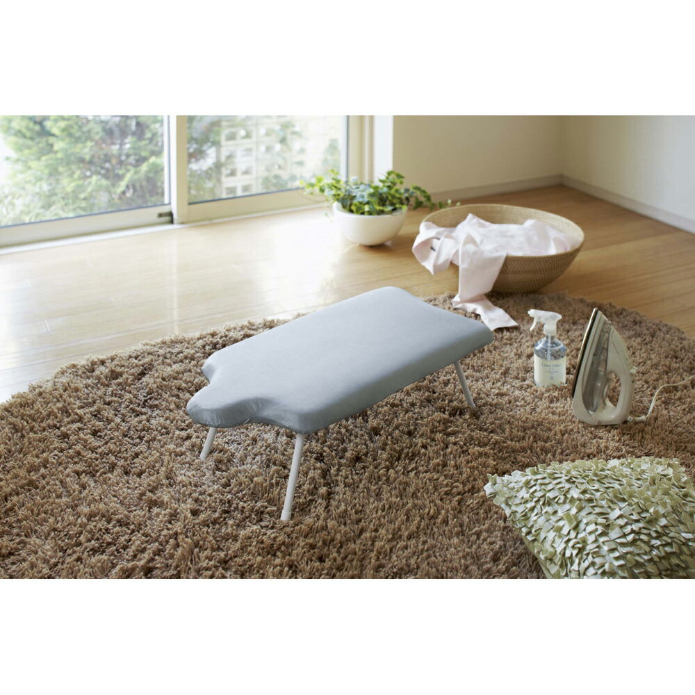 【送料無料】解決人体型アイロン台 アルミコート 山崎実業 解決 人体型 アイロン台 アルミコート クローゼット かけて収納 ボタンプレス機能 スチール メッシュ...