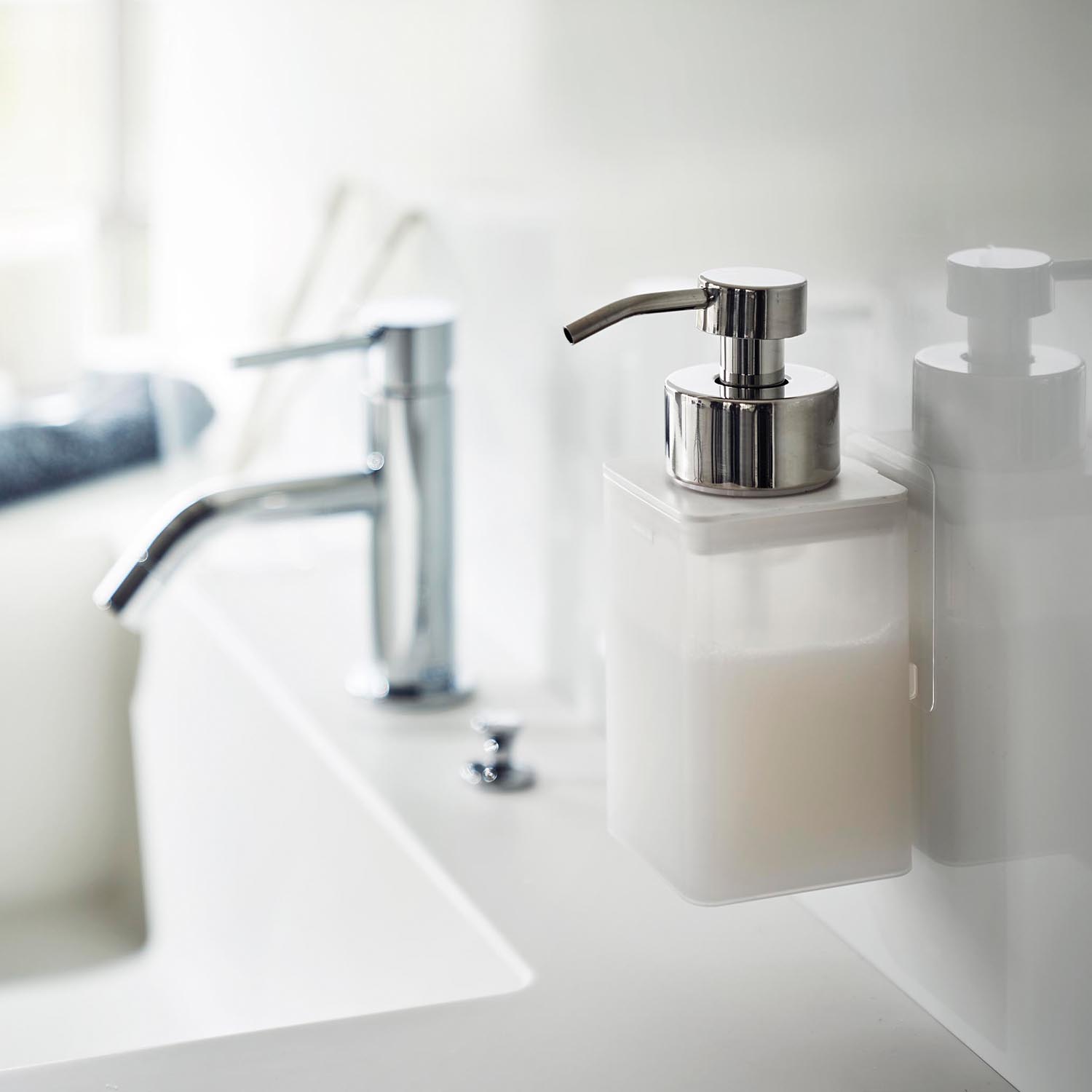 フィルムフックディスペンサー ミスト 泡タイプ MIST 山崎実業 ホワイト 浮かせる 収納 衛生的 スペース 活用 おしゃれ 便利 3460