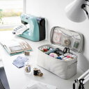 【送料無料】救急バッグ タワー 仕切り付き TOWER 山崎実業 ライトグレー ブラック 救急箱 薬 おくすり ボックス 取っ手付き 取り出しやすい 仕切り 仕...