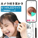 カメラ付き 耳かき カメラ ワイヤレス ピンセット LEDラ