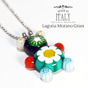 【1日限定1,111円クーポン】 【新作】 【イタリア直輸入】 イタリア製 ベネチアングラス ネックレス ムラーノ くま クマ ヴェネツィア チョーカー アクセ...