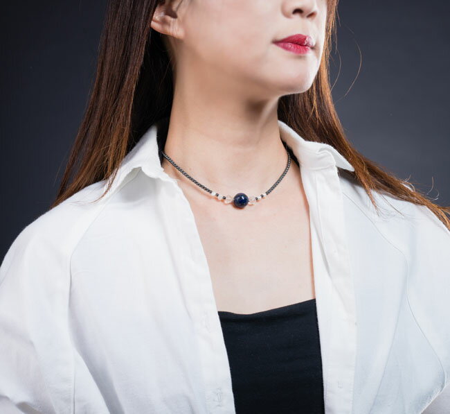 楽天市場】天然石 ラピスラズリ ヘマタイト ネックレス 水晶 ラピス