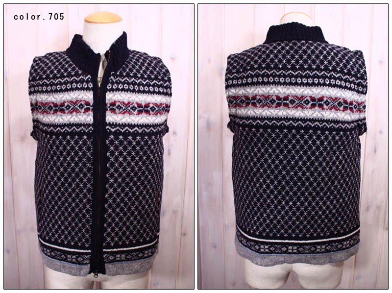 gim 【ジム】 5G ノルディックシェットランドダウンベスト 15011760 【10P09Jul16】