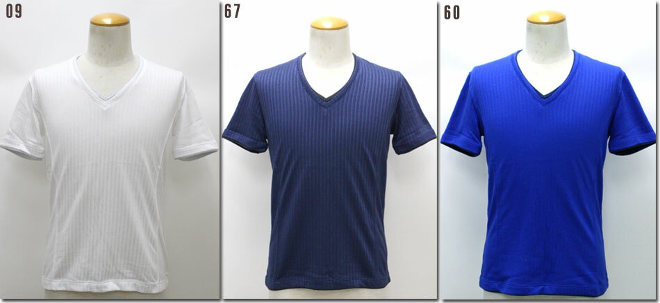 乐天商城 - NICOLE CLUB FOR MEN　【ニコルクラブフォーメン】　フェイクレイヤードVネックカットソー　6264-9701　【10P09Jul16】