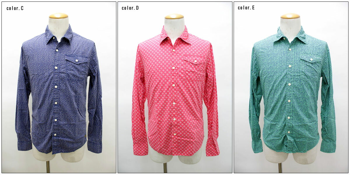 樂天商城 - SCOTCH＆SODA　【スコッチ＆ソーダ】　総柄長袖シャツ　SC20019-41　【10P09Jul16】