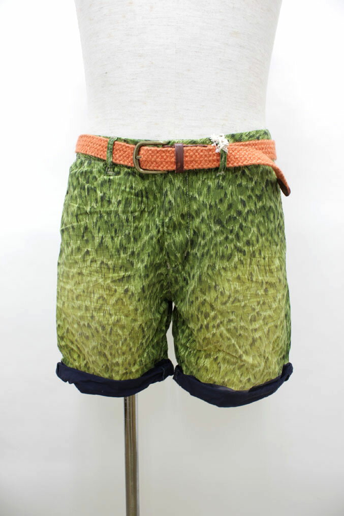 乐天商城 - SCOTCH＆SODA　【スコッチ＆ソーダ】　ベルト付きレオパード柄ショートパンツ　SC81106-41　【10P09Jul16】