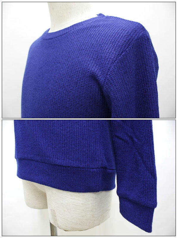 SLICK　【スリック】　ダブルクロスクルーネックニット　5168549　【10P09Jul16】