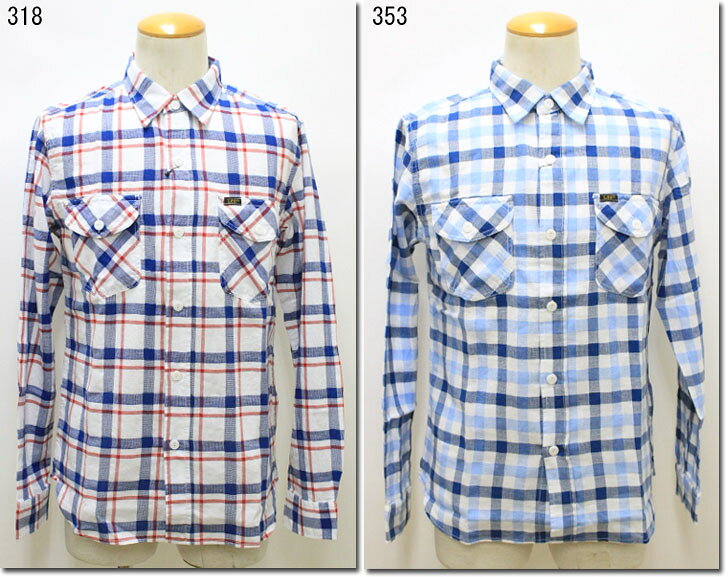 Denim Shirt - LEE　【リー】　ロングスリーブワークシャツ　LT0589