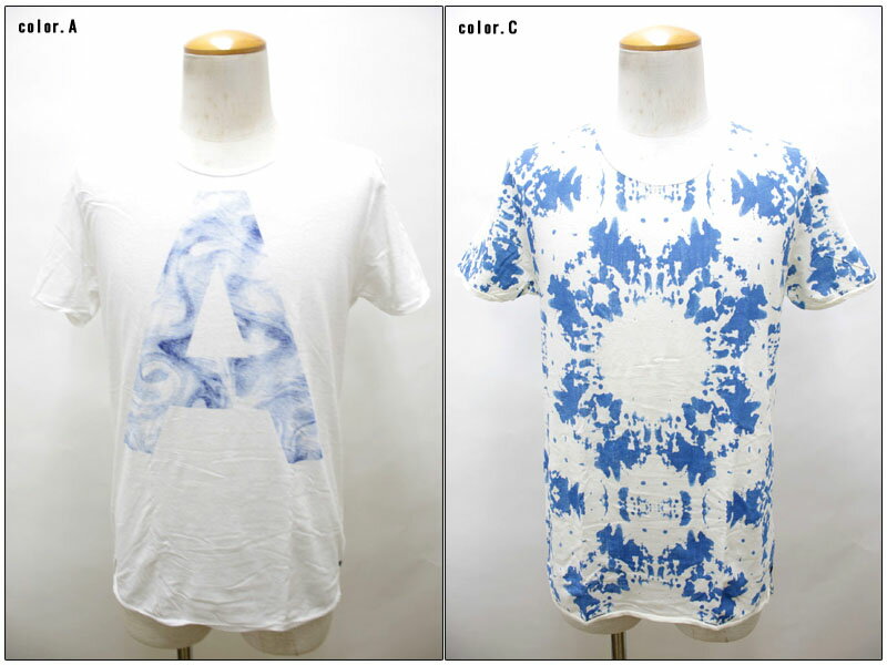 SCOTCH＆SODA　【スコッチ＆ソーダ】　綿麻プリント半袖Tシャツ　SC51311-51　【10P09Jul16】(4)