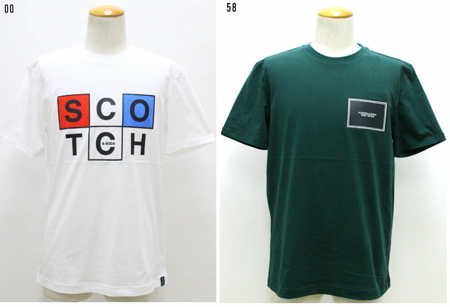 樂天商城 - SCOTCH＆SODA 【スコッチ＆ソーダ】ロゴ　プリントTシャツ　半袖　　292-14433