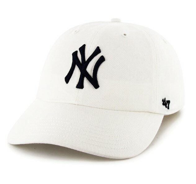 樂天商城 - 47Brand 【フォーティーセブンブランド】　 ヤンキース キャップ ‘47 クリーンナップ　ホワイト　Yankees ‘47 CLEAN UP White　ベースボールキャップ　帽子　メジャーリーグ　MLB　野球