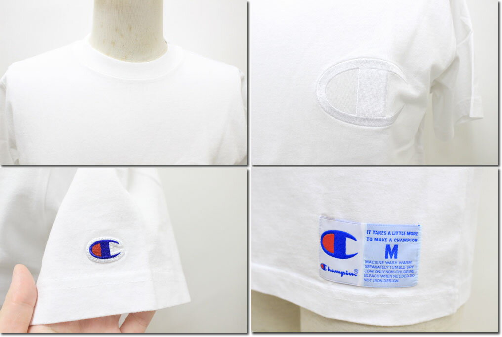 Champion　【チャンピオン】　アクションスタイルチャンピオン　ロゴ刺繍Tシャツ　C3-M358