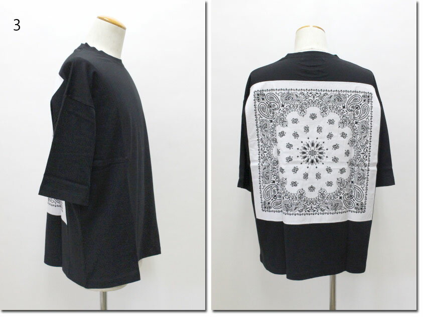 ALLOWED TO UNFOLD　【アロウドトゥアンフォールド】　オーガニックトルコ綿　バンダナTee　0702-13208