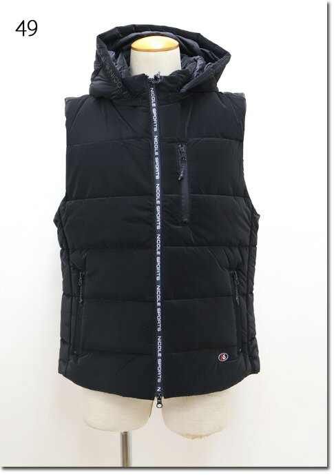 乐天商城 - NICOLE CLUB FOR MEN　【ニコルクラブフォーメン】　アラカルト　パテッドベスト　NICOLE SPORTS　4464-3630