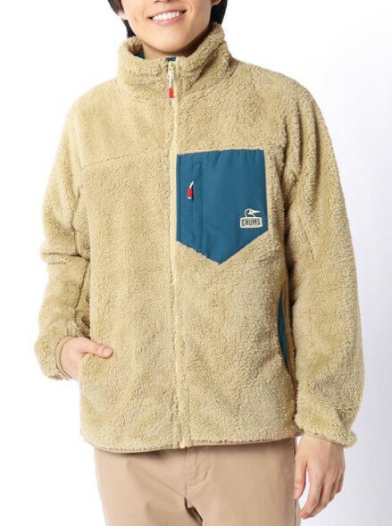 CHUMS　【チャムス】　ボンディングフリース　フルジップジャケット　ボア　スタンド　Bonding Fleece　CH04-1277