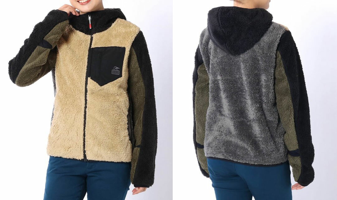 チャムス ボアパーカー メンズ CHUMS　【チャムス】　ボンディングフリースジップパーカー　ボア　Bonding Fleece Zip Parka　CH04-1279