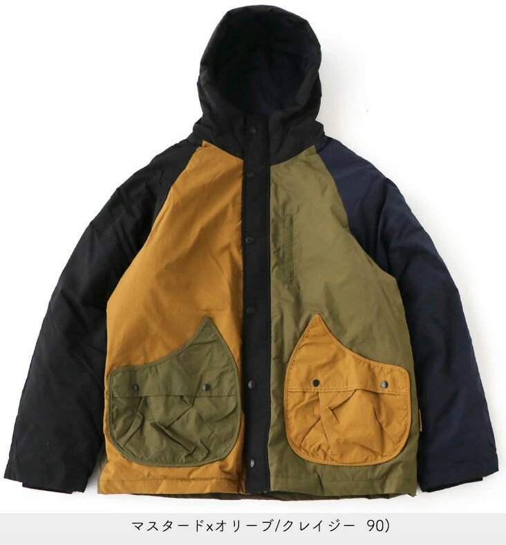 gym master　【ジムマスター】　ドロップポケットマンパー　マウンテンパーカー　ジャケット　ブルゾン　中綿　G757622