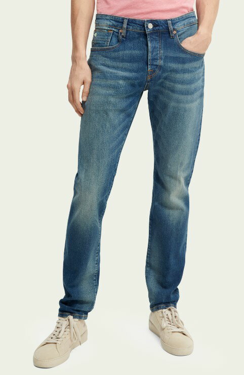 SCOTCH＆SODA　　Ralston regular slim-fit jeans　スリムフィット　ストレッチ　レギュラースリムフィット　ジーンズ　ジーパン　デニム　マウイブルー　292-55527