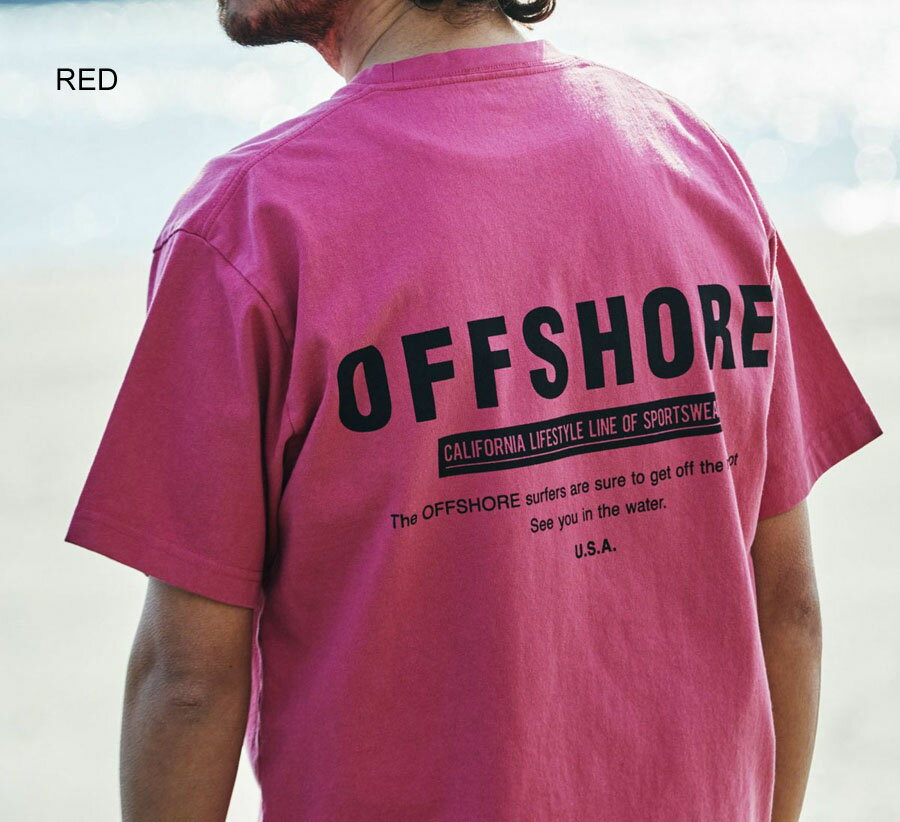 OFF SHORE　【オフショア】　DST CA SPORTS TEE　プリント半袖Tシャツ　OS22-2DS-006