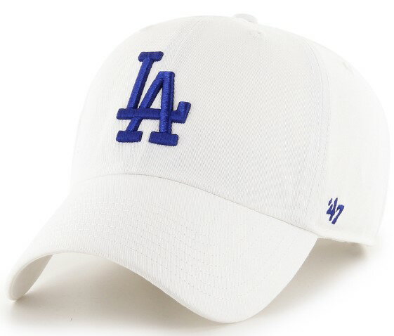 樂天商城 - 47Brand 【フォーティーセブンブランド】　ロサンゼルスドジャース　キャップ　 ’47 クリーンナップ　ホワイト　Dodgers ’47 CLEAN UP White　帽子　野球　ベースボール　メジャーリーグ