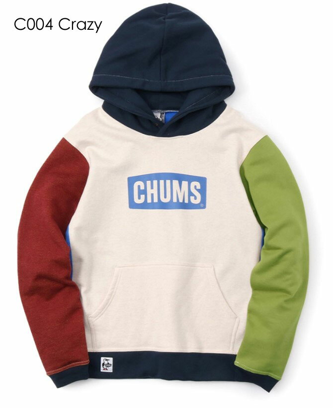 チャムス パーカー メンズ CHUMS　【チャムス】　チャムスロゴプルオーバーパーカー　スウェット　CHUMS Logo Pullover Parka　裏起毛　CH00-1302