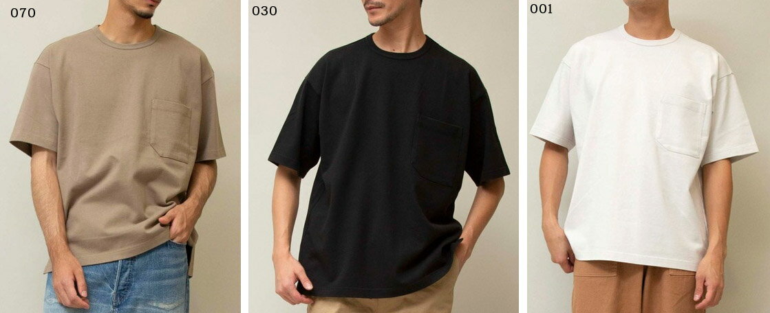 乐天商城 - Johnbull　【ジョンブル】オーバーサイズド　ポケット　Tシャツ　半袖　25962