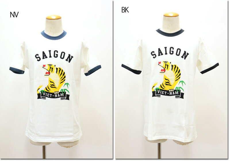樂天商城 - HOUSTON　【ヒューストン】　RINGER TEE(TIGER) / リンガーTシャツ 　22304