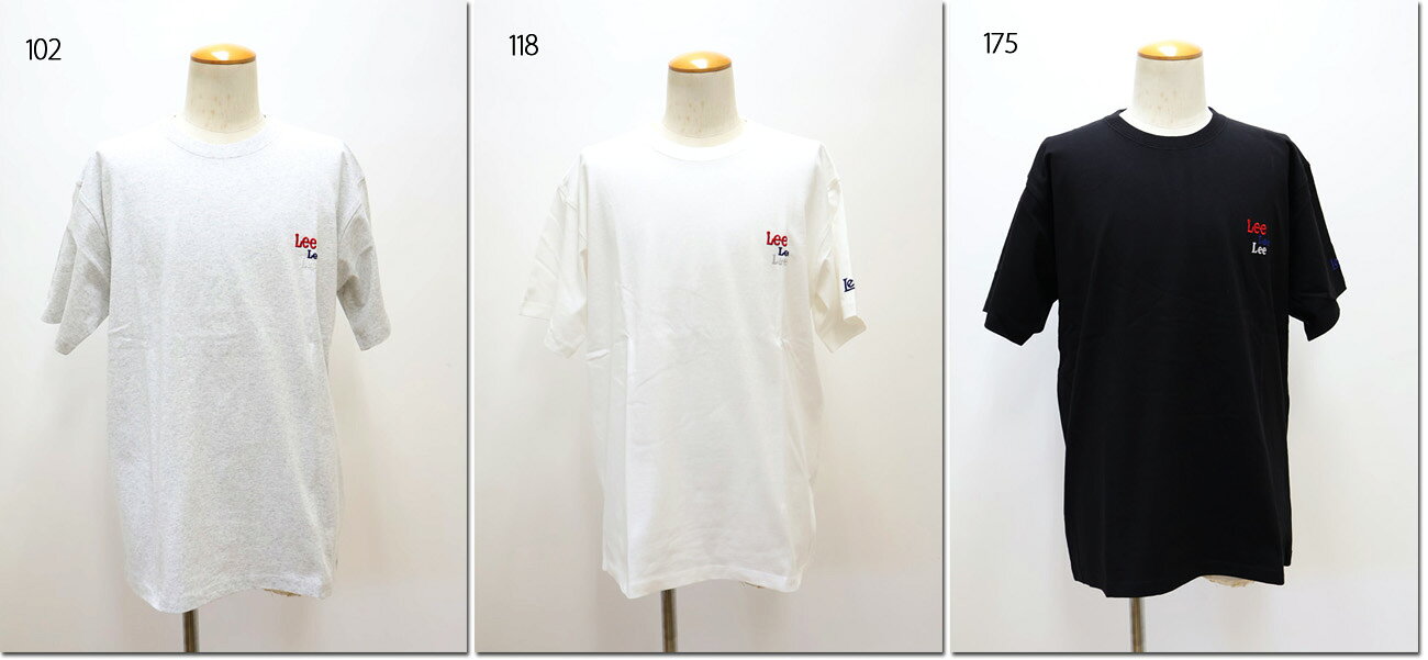 乐天商城 - Lee　【リー】　トリプルLeeロゴ刺繍Tシャツ　半袖　LT3204