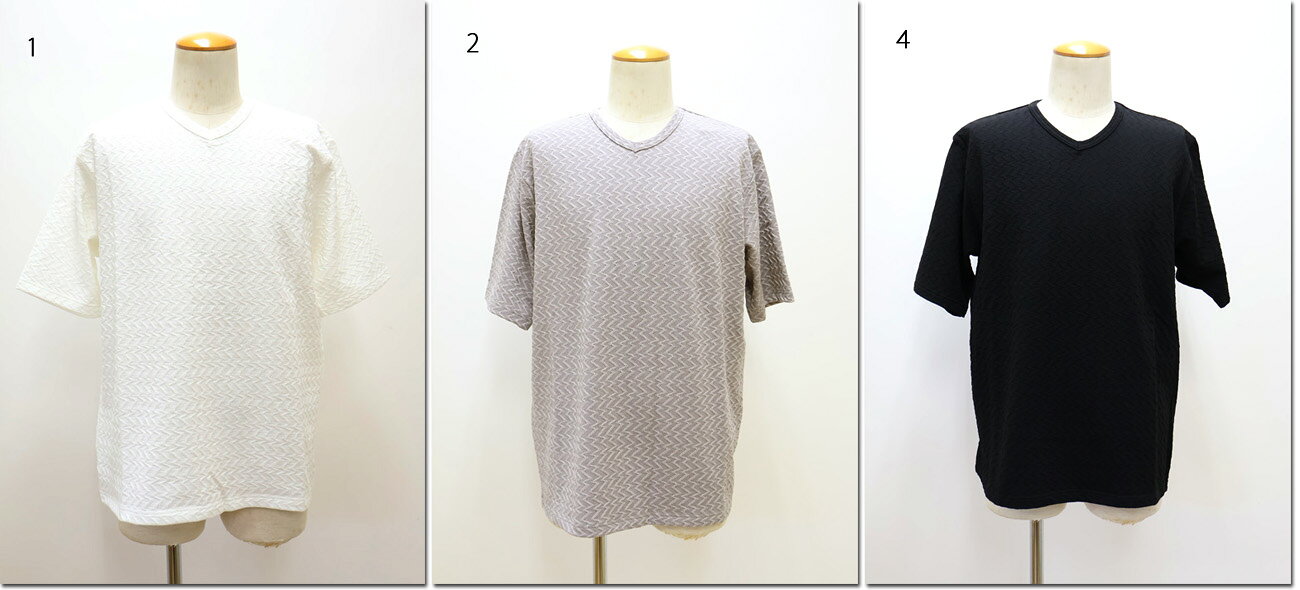 Rakuten - ALLOWED TO UNFOLD【アロウドトゥアンフォールド】ウェーブジャガー　VネックTee　半袖　0702-53216
