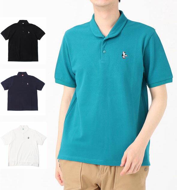樂天商城 - CHUMS　【チャムス】　ブービーショールポロシャツ　半袖ポロシャツ　Booby Shawl Polo Shirt　ch02-1191