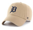 47Brand 【フォーティーセブンブランド】 デトロイトタイガース 定番キャップ ’47クリーンナップ カーキ Tigers '47 CLEAN UP khaki ベースボールキャップ メジャーリーグ 帽子 MLB(4)