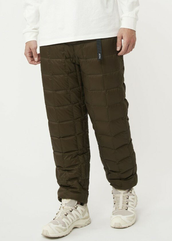 GRAMiCCi　　タイオン　コラボ　DOWN PANT　ダウンパンツ　インナーダウン　イージーパンツ　クライミング　G3FU-P103-TG