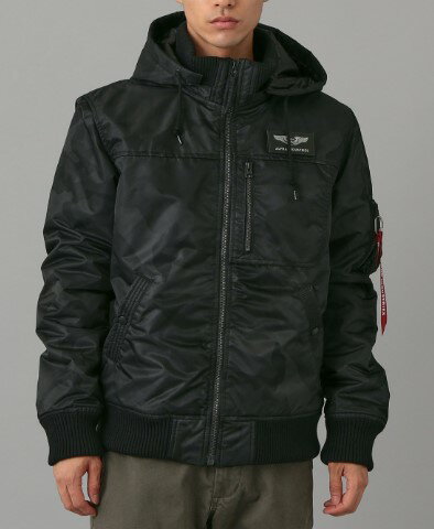 【定価19800円】【新品未使用】【XLサイズ】【フーデッドリブジャケット】黒 楽天市場】alpha フーデッド リブ ジャケット（メンズファッション）の通販