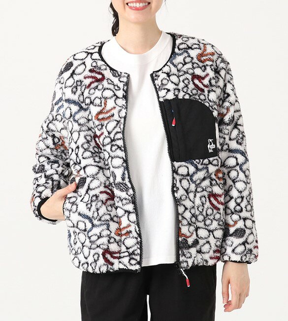 Rakuten - CHUMS　【チャムス】　エルモフリースリバーシブルブルゾン　レディース　女性　フリースジャケット　アウター　Elmo Fleece Reversible Blouson　ch14-1381