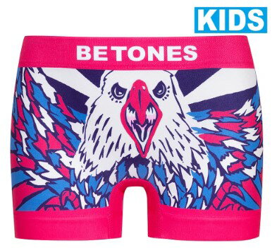 BETONES 【ビトーンズ】 『クリックポストの場合はパッケージ無し』 イーグル 鷲 ボクサーパンツ アンダーウェア キッズ KIDS EAGLE EATI002K 1-PINK BETONES 【ビトーンズ】 『クリックポストの場合はパッケージ無し』 イーグル 鷲 ボクサーパンツ アンダーウェア キッズ KIDS EAGLE EATI002K 1-PINK