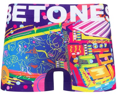 BETONES　【ビトーンズ】　『クリックポストの場合はパッケージ無し』　ボクサーパンツ アンダーウェア　デコトラ　COSMIC-COMI001 1-BLUE